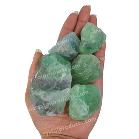 Green Flourite Raw Rough Stones