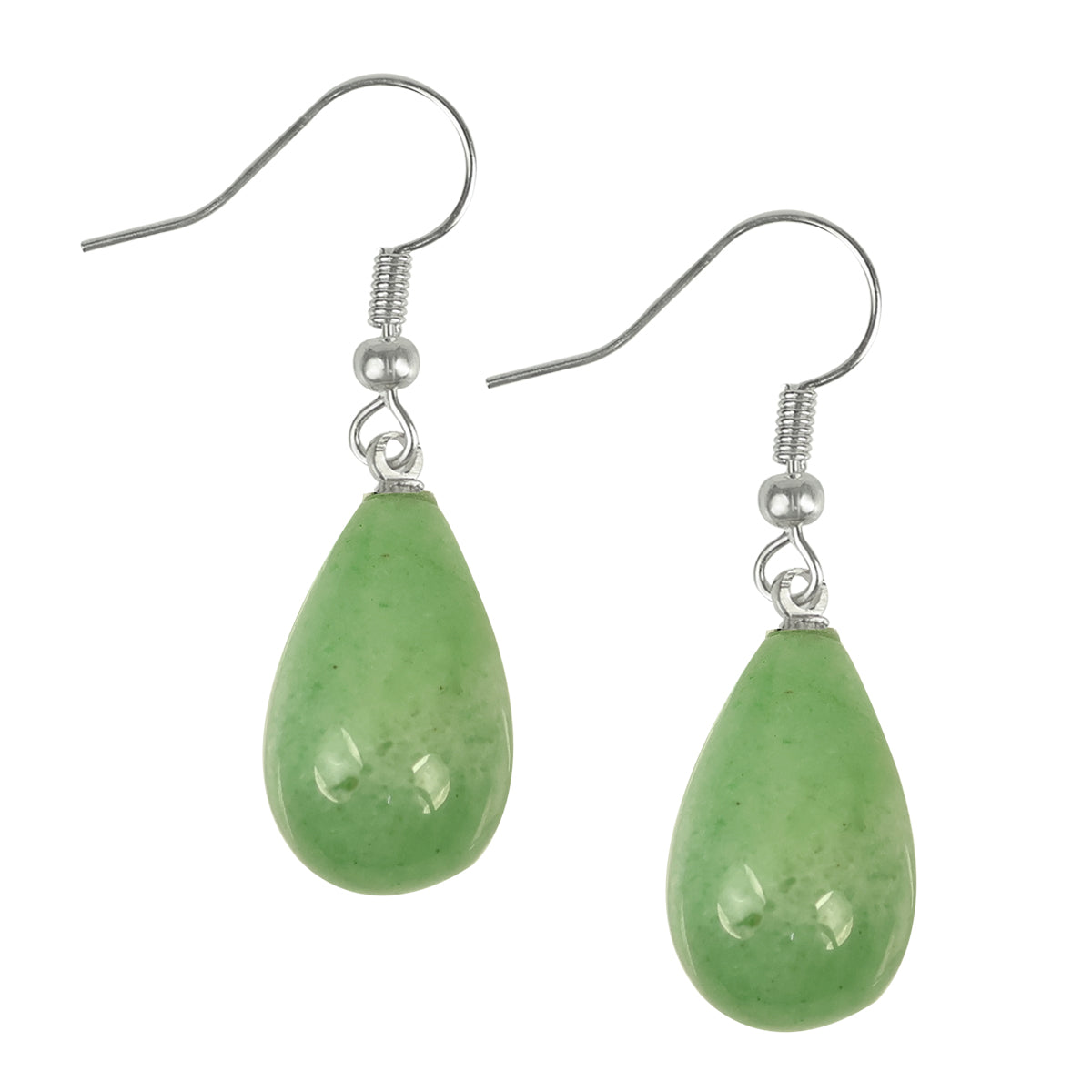 Natural Crystal Stone Drop Shape Earrings for Girls / Women