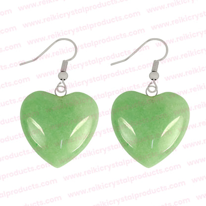 Crystal Stone Heart Shape Earrings for Girls Women