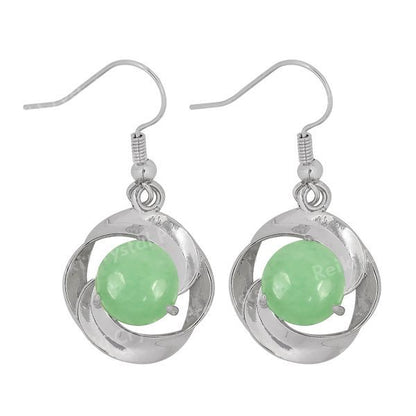 Natural Crystal Stone Earrings for Girls Women