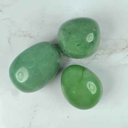 Green Jade Big Size Tumble Stone Pack of 100 gram