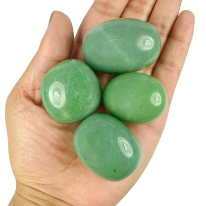 Green Jade Big Size Tumble Stone Pack of 200 gram