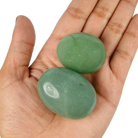 Green Jade Big Size Tumble Stone Pack of 50 gram