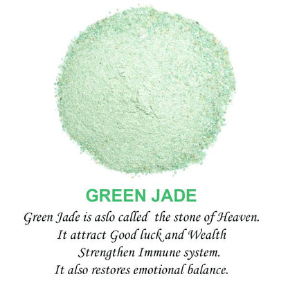 Green Jade Crystal / Stone Dust / Chura