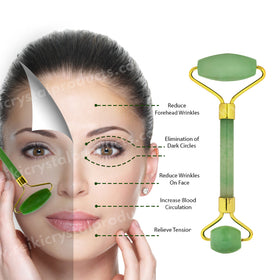 natural jade face roller for skincare
