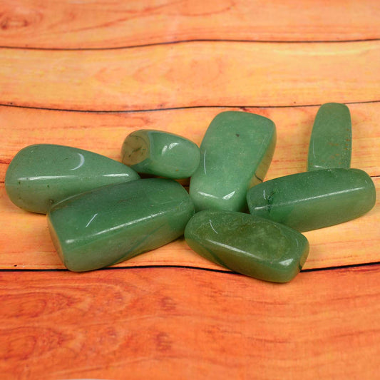 Natural Green Jade Tumble Stone