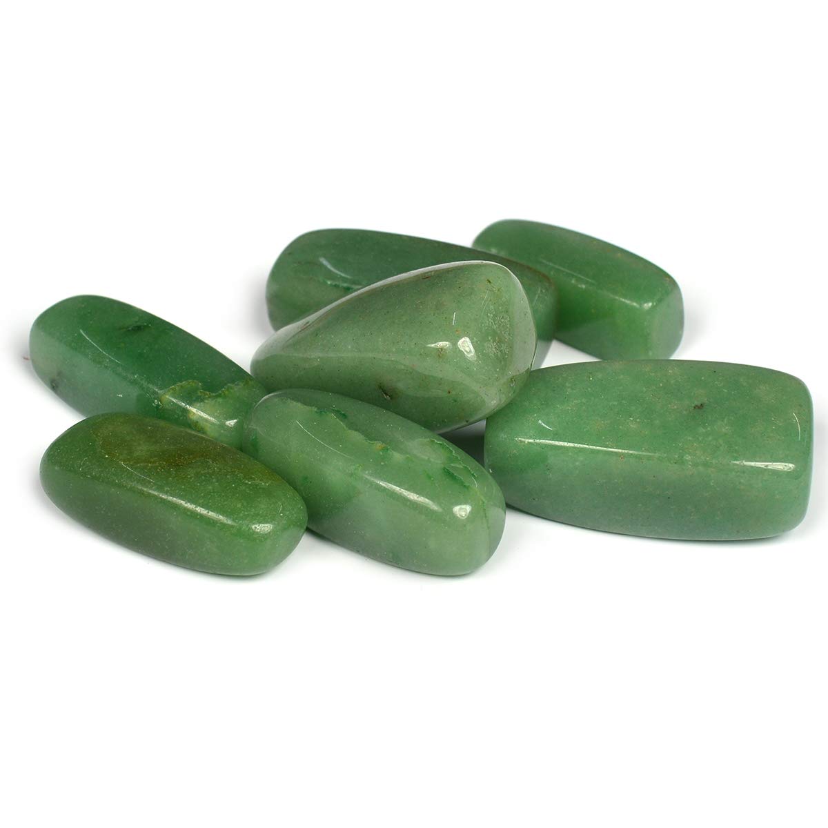 Natural Green Jade Tumble Stone