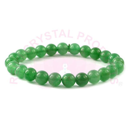 Green Onyx 8 mm Round Bead Bracelet