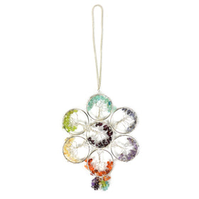 7 Chakra Tree of Life Round Wall Hanging