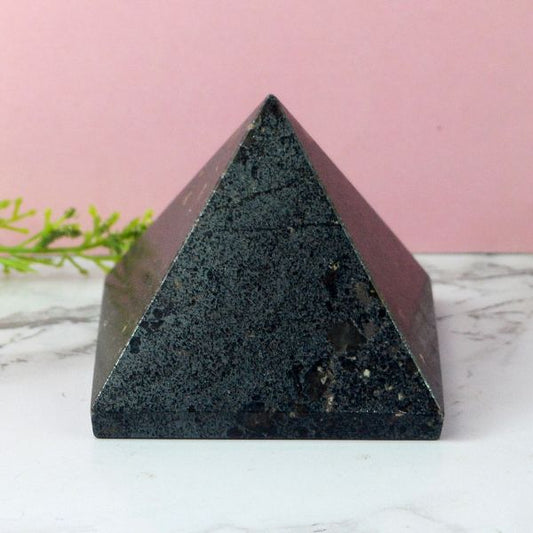 Hematite Pyramid for Reiki Healing / Grid and Vastu Correction