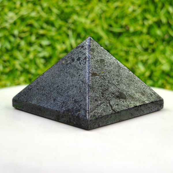 Hematite Pyramid for Reiki Healing / Grid and Vastu Correction