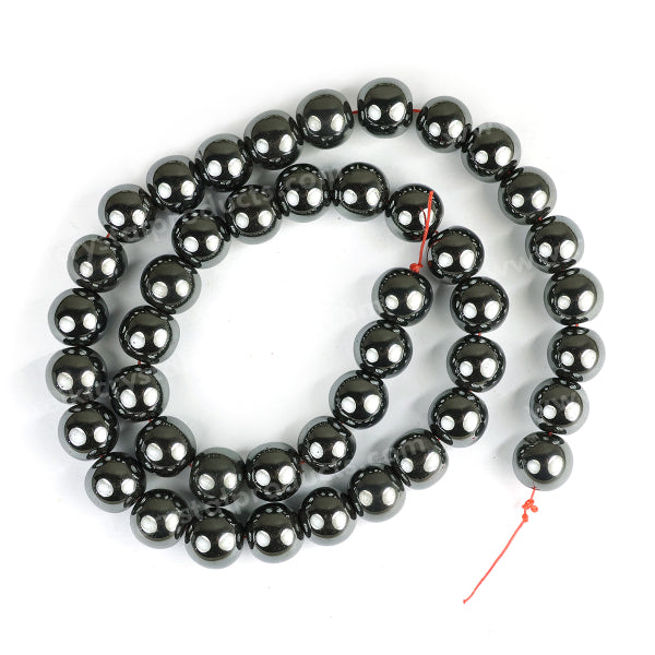 Natural Crystal Stone 10 mm Round Loose Beads 35-40 pcs for Making Bracelet Mala Necklaces