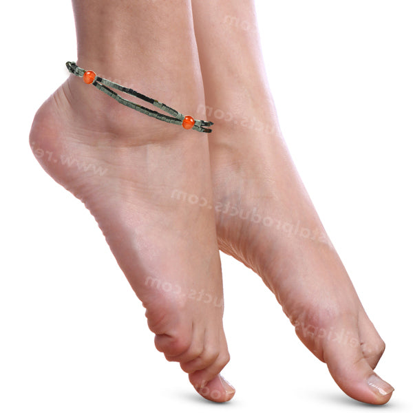 Natural Crystal Stone Anklet for Women Girls