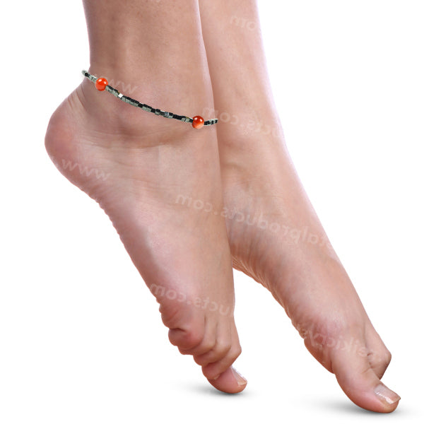 Natural Crystal Stone Anklet for Women Girls
