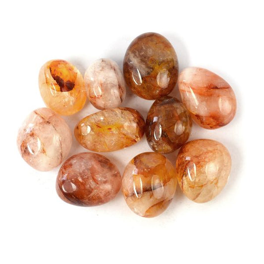 Hematoid Quartz Tumble Stone