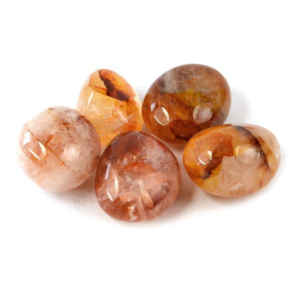 Hematoid Quartz Tumble Stone
