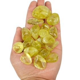 Lemon Quartz High Grade Tumble Stone Pack of 200 gram