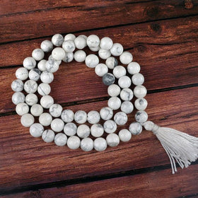 Howlite Crystal Mala