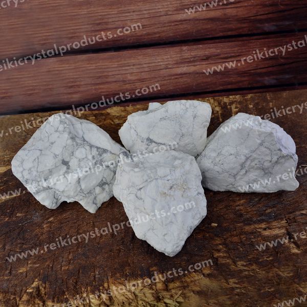 Howlite Raw Rough Stones – Reiki Crystal Products LLP