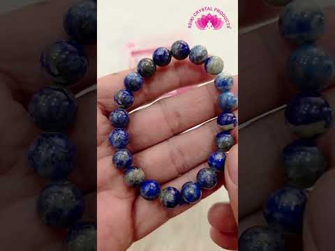 Certified Lapis Lazuli 10 mm Round Bead Bracelet