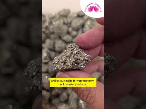 Certified Natural Pyrite Raw / Rough Cluster / Peru Pyrite 50 gram