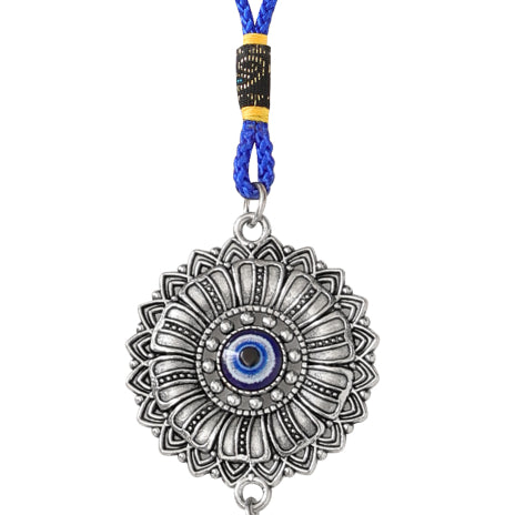Feng Shui Heart Evil Eye Wind Chime Hanging for Window Balcony Decor Home Endurance Door Decoration