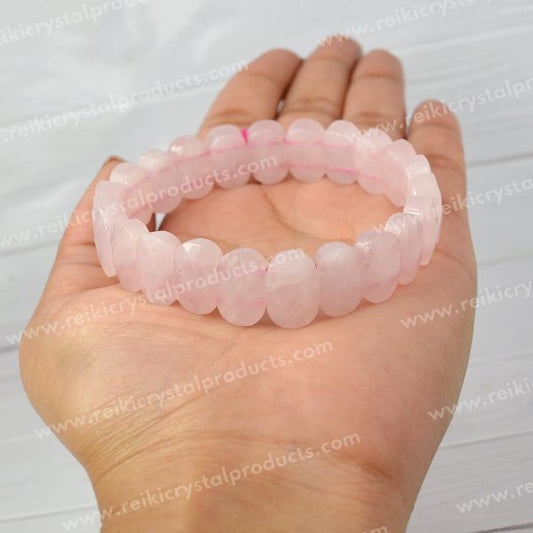 Certified Rose Quartz Exotic Bracelet