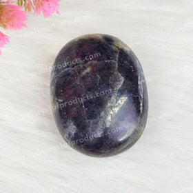 Iolite Polished Palm Stone for Meditation