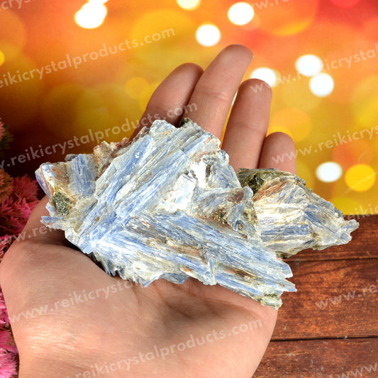 Kyanite Blue Raw Rough Stones Energized By Reiki Grand Master-500 GM