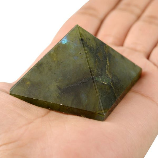Labradorite Crystal Stone Pyramid