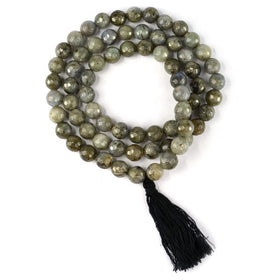 Labradorite Crystal Mala