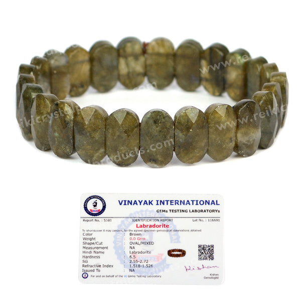 Certified Natural Crystal Stones Exotic Bracelet