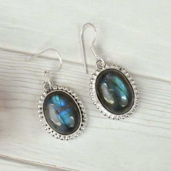 Natural Crystal Stone Earrings with for Girls and Women