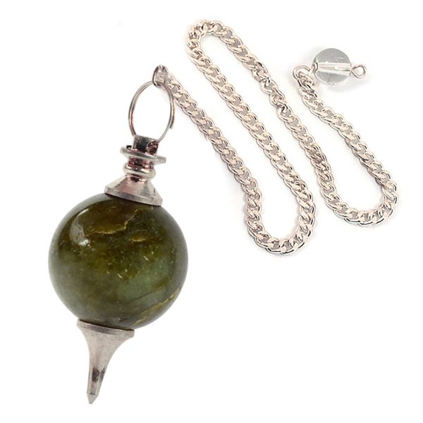 Natural Crystal Ball Dowser - Pendulam