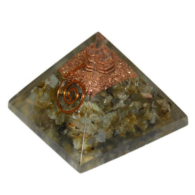 Labradorite Orgone/Orgonite Pyramid 70-75 mm