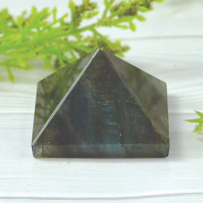 Natural Labradorite Crystal Pyramid