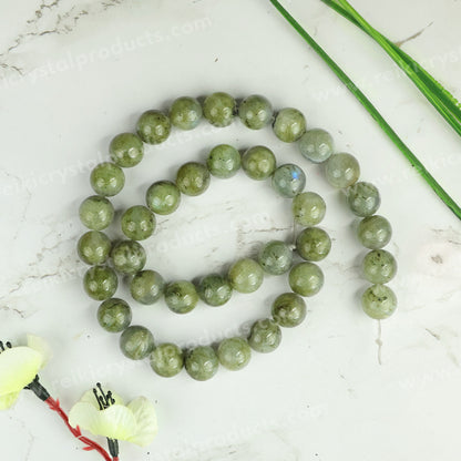 Natural Crystal Stone 10 mm Round Loose Beads 35-40 pcs for Making Bracelet Mala Necklaces