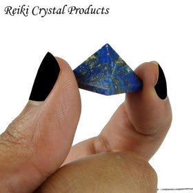 Polished Lapis Lazuli Crystal Pyramid for Wisdom and Clarity