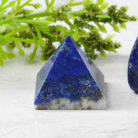 Polished Lapis Lazuli Crystal Pyramid for Wisdom and Clarity