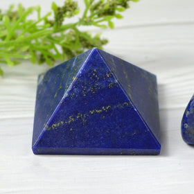 Natural Lapis Lazuli Pyramid 30-35 mm Reiki Charged