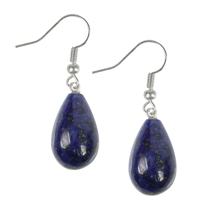 Natural Crystal Stone Drop Shape Earrings for Girls / Women