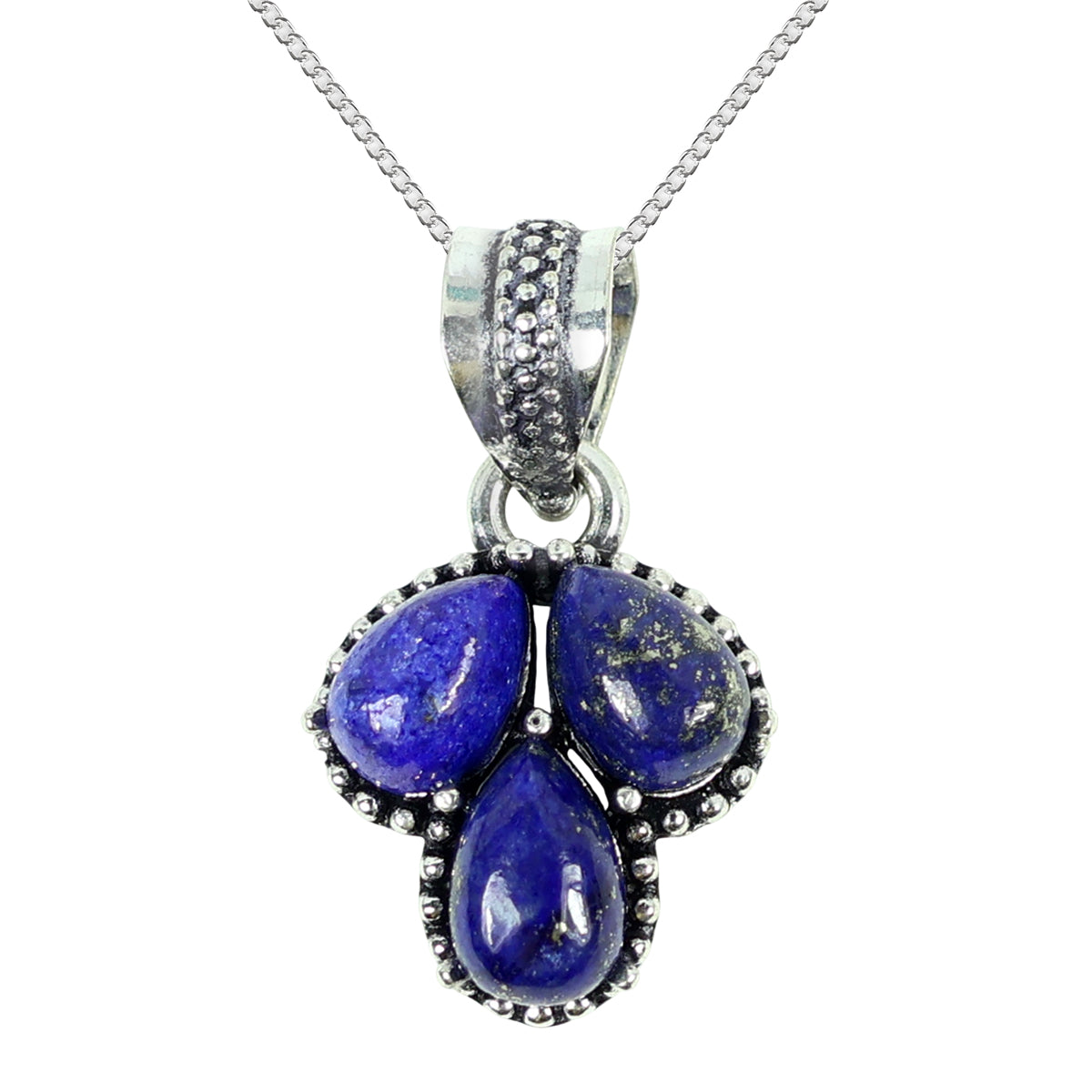 Natural Crystal Gemstone Pendant Locket with Chain for Women Girls