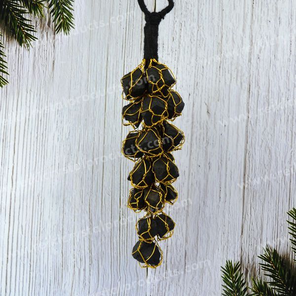 Black Tourmaline Tumble Stone Car Hanging / Door Hanging Accessories