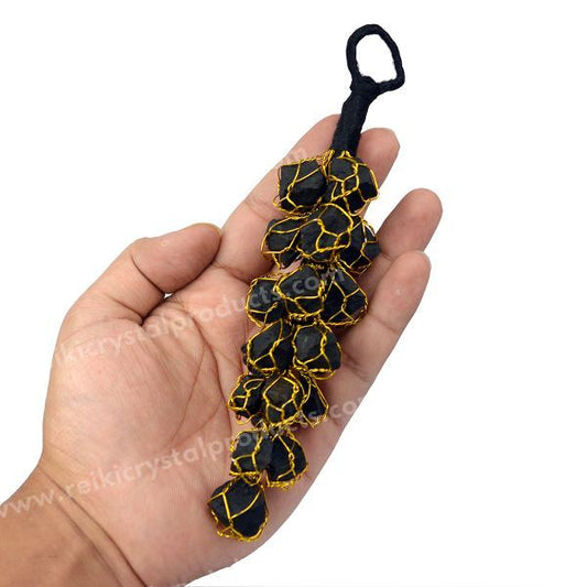 Black Tourmaline Tumble Stone Car Hanging / Door Hanging Accessories