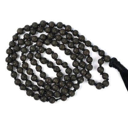 Natural Crystal Stone 6 mm 108 Round Beads Jaap Mala for Unisex
