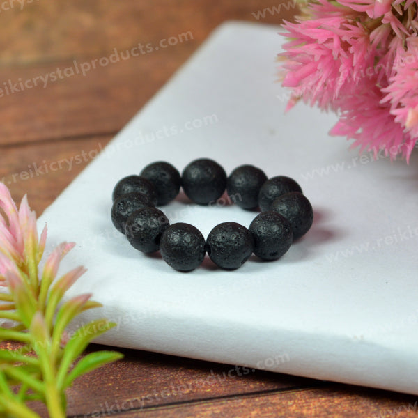 AAA Natural Crystal Stone Beads Ring 6mm