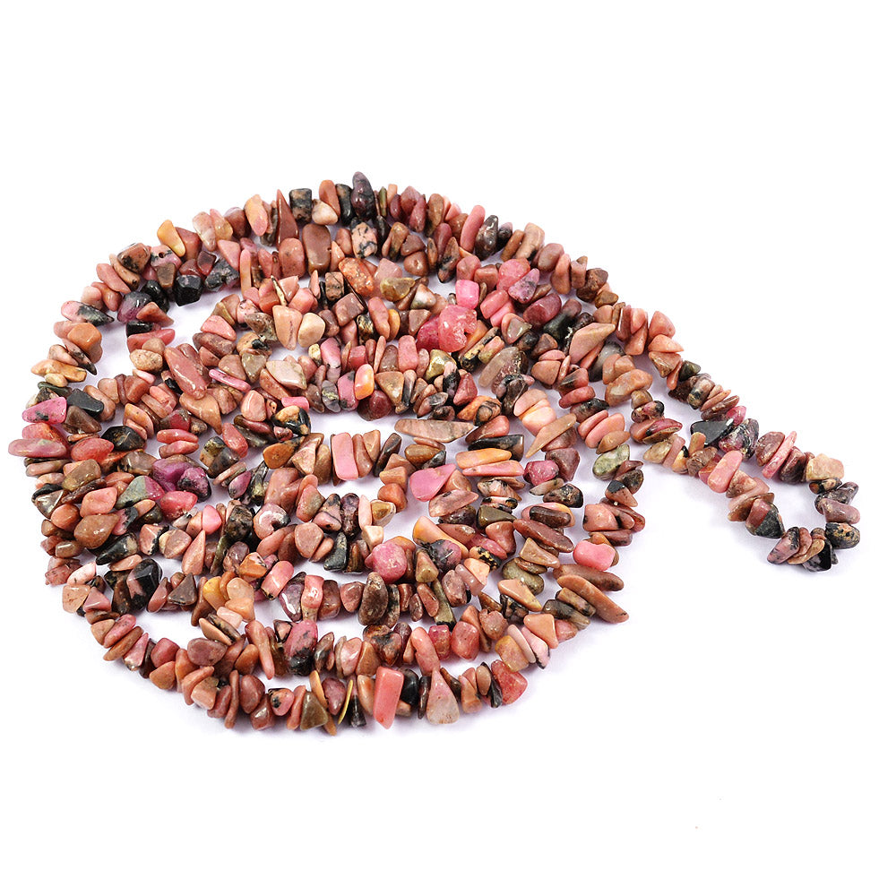 Natural Crystal Stone Chip Beads Mala / Necklace