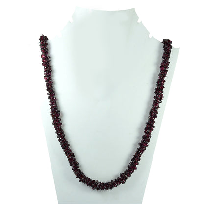 Natural Crystal Stone Chip Beads Mala / Necklace