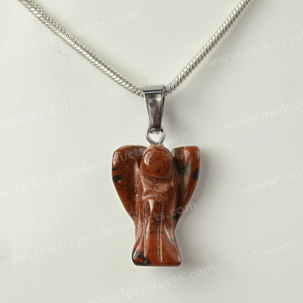 Mahogany Obsidian Pendant With Chain