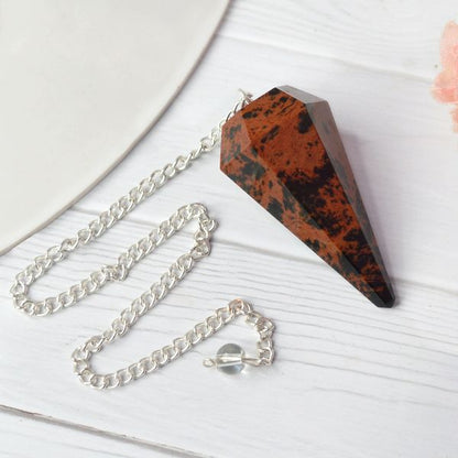 Natural Six Faceted Dowser - Pendulum